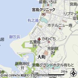 広島県廿日市市宮島町448周辺の地図