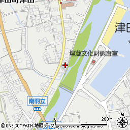 香川県さぬき市津田町津田2565-3周辺の地図