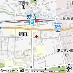 和歌山県伊都郡かつらぎ町新田109周辺の地図