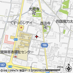 香川県高松市太田上町542周辺の地図