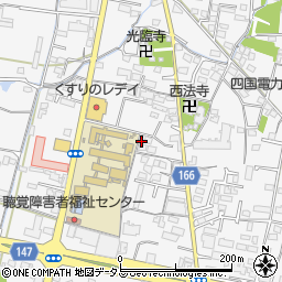 香川県高松市太田上町540周辺の地図