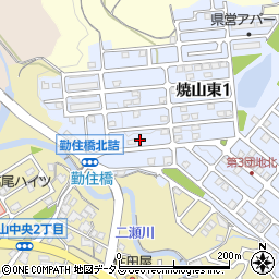 広島県呉市焼山東1丁目6周辺の地図