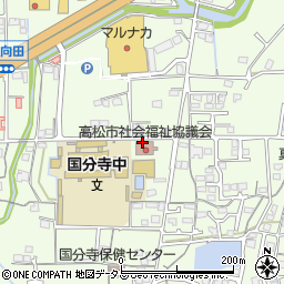 高松市社会福祉協議会　国分寺支所周辺の地図