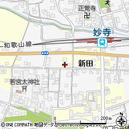 和歌山県伊都郡かつらぎ町新田92周辺の地図