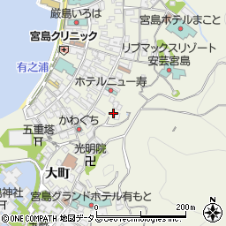 広島県廿日市市宮島町496周辺の地図