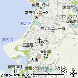 広島県廿日市市宮島町468周辺の地図