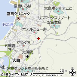 広島県廿日市市宮島町501周辺の地図
