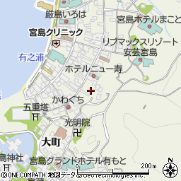 広島県廿日市市宮島町487周辺の地図