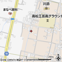 香川県高松市下田井町80-1周辺の地図
