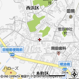 広島県尾道市因島田熊町西浜区1244-3周辺の地図