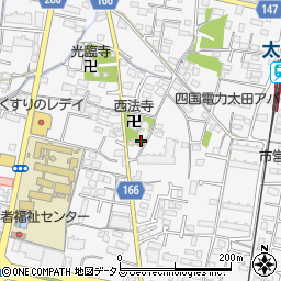 香川県高松市太田上町605-3周辺の地図