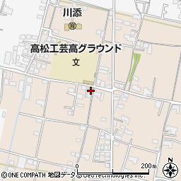 香川県高松市下田井町90-2周辺の地図