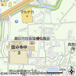 香川県高松市国分寺町新居1125周辺の地図