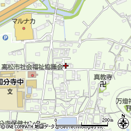 香川県高松市国分寺町新居958-23周辺の地図