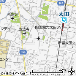 香川県高松市太田上町602周辺の地図