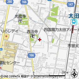 香川県高松市太田上町604周辺の地図