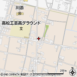 香川県高松市下田井町23-10周辺の地図