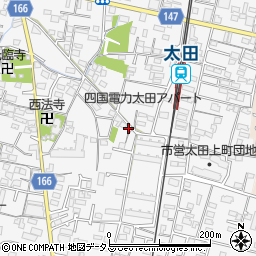 香川県高松市太田上町592周辺の地図