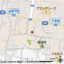 香川県高松市多肥下町172周辺の地図