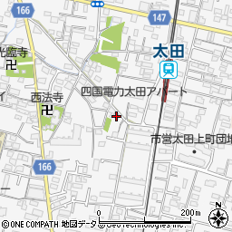 香川県高松市太田上町591-2周辺の地図