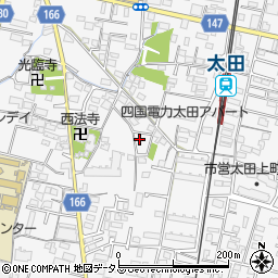 香川県高松市太田上町598周辺の地図