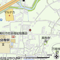 香川県高松市国分寺町新居959-7周辺の地図