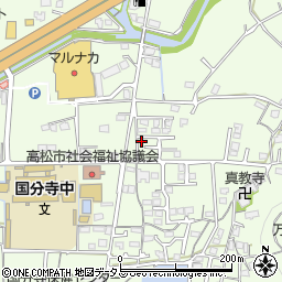 香川県高松市国分寺町新居958-18周辺の地図
