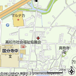 香川県高松市国分寺町新居958-17周辺の地図