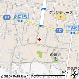 香川県高松市多肥下町165周辺の地図