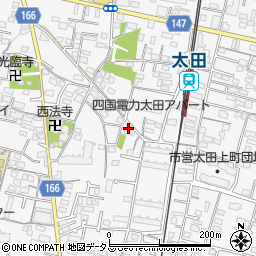 香川県高松市太田上町588周辺の地図