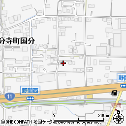 香川県高松市国分寺町国分556-8周辺の地図