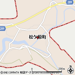 広島県大竹市松ケ原町周辺の地図