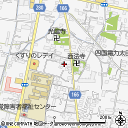 香川県高松市太田上町544周辺の地図