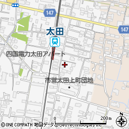 香川県高松市太田上町700-6周辺の地図