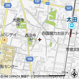 香川県高松市太田上町574周辺の地図