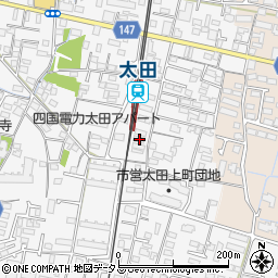 香川県高松市太田上町718周辺の地図