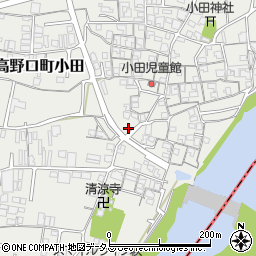和歌山県橋本市高野口町小田385周辺の地図