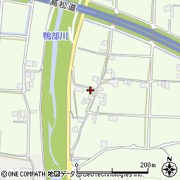 香川県さぬき市鴨部107周辺の地図