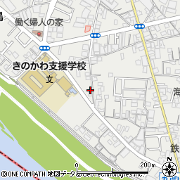 和歌山県橋本市高野口町向島19周辺の地図