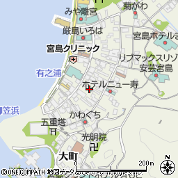 広島県廿日市市宮島町505-1周辺の地図