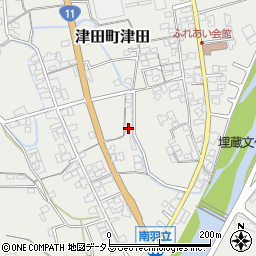 香川県さぬき市津田町津田2554-2周辺の地図