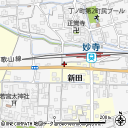 和歌山県伊都郡かつらぎ町新田95周辺の地図
