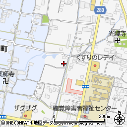 香川県高松市太田上町455-11周辺の地図
