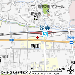 和歌山県伊都郡かつらぎ町新田101周辺の地図