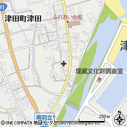 香川県さぬき市津田町津田2573-3周辺の地図