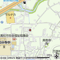 香川県高松市国分寺町新居958-11周辺の地図