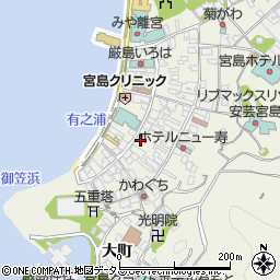 広島県廿日市市宮島町505周辺の地図