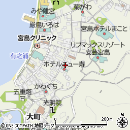 広島県廿日市市宮島町521周辺の地図