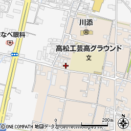 香川県高松市下田井町76-4周辺の地図