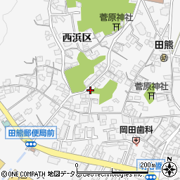 広島県尾道市因島田熊町西浜区1254周辺の地図